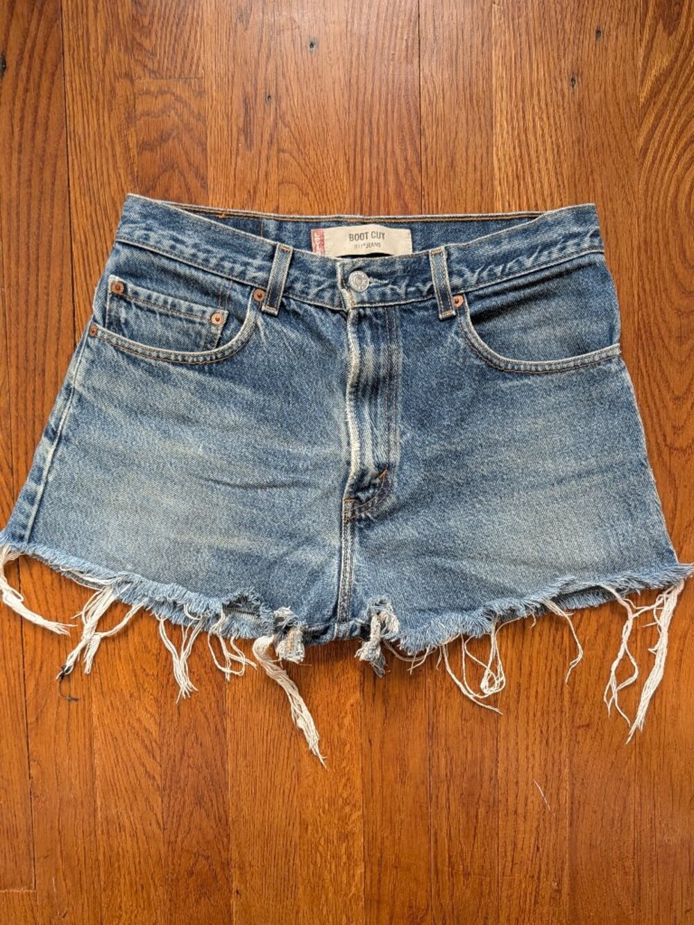 Vintage Levi's Frayed Jean Shorts